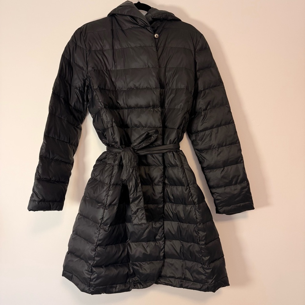 LAUREN Ralph Lauren Black Winter Down Puffer Coat with Hood Size L - Picture 1 of 8